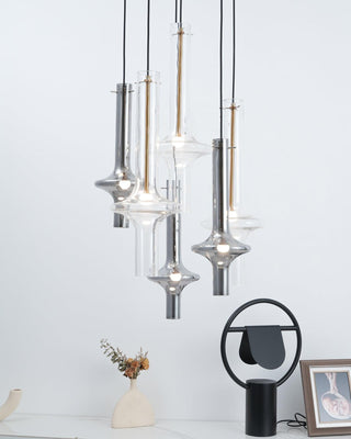 Talera Suspension Lampe en Verre Industrielle Glam