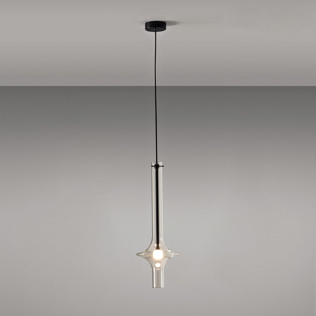 Talera Suspension Lampe en Verre Industrielle Glam