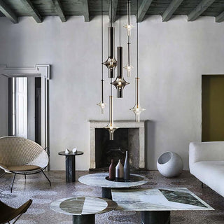 Talera Suspension Lampe en Verre Industrielle Glam