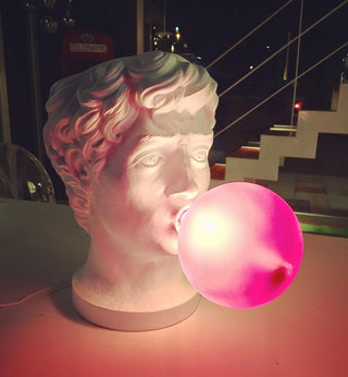 Vona Lampe de Table Contemporaine en Verre