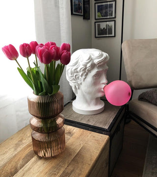 Vona Lampe de Table Contemporaine en Verre
