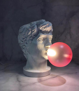 Vona Lampe de Table Contemporaine en Verre