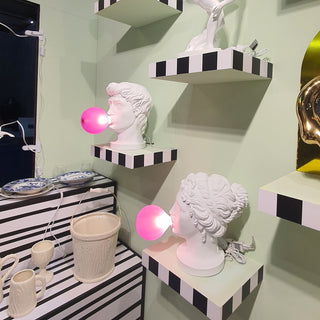 Vona Lampe de Table Contemporaine en Verre