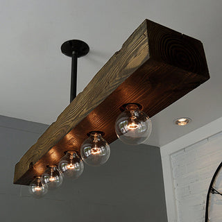 Siraen Lustre en Bois d'Île