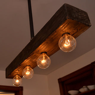 Siraen Lustre en Bois d'Île