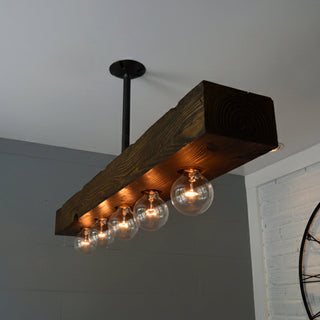 Siraen Lustre en Bois d'Île