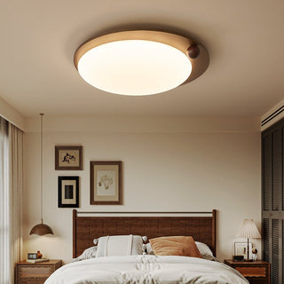 Wood Accent Ceiling Light-Neutral Decor