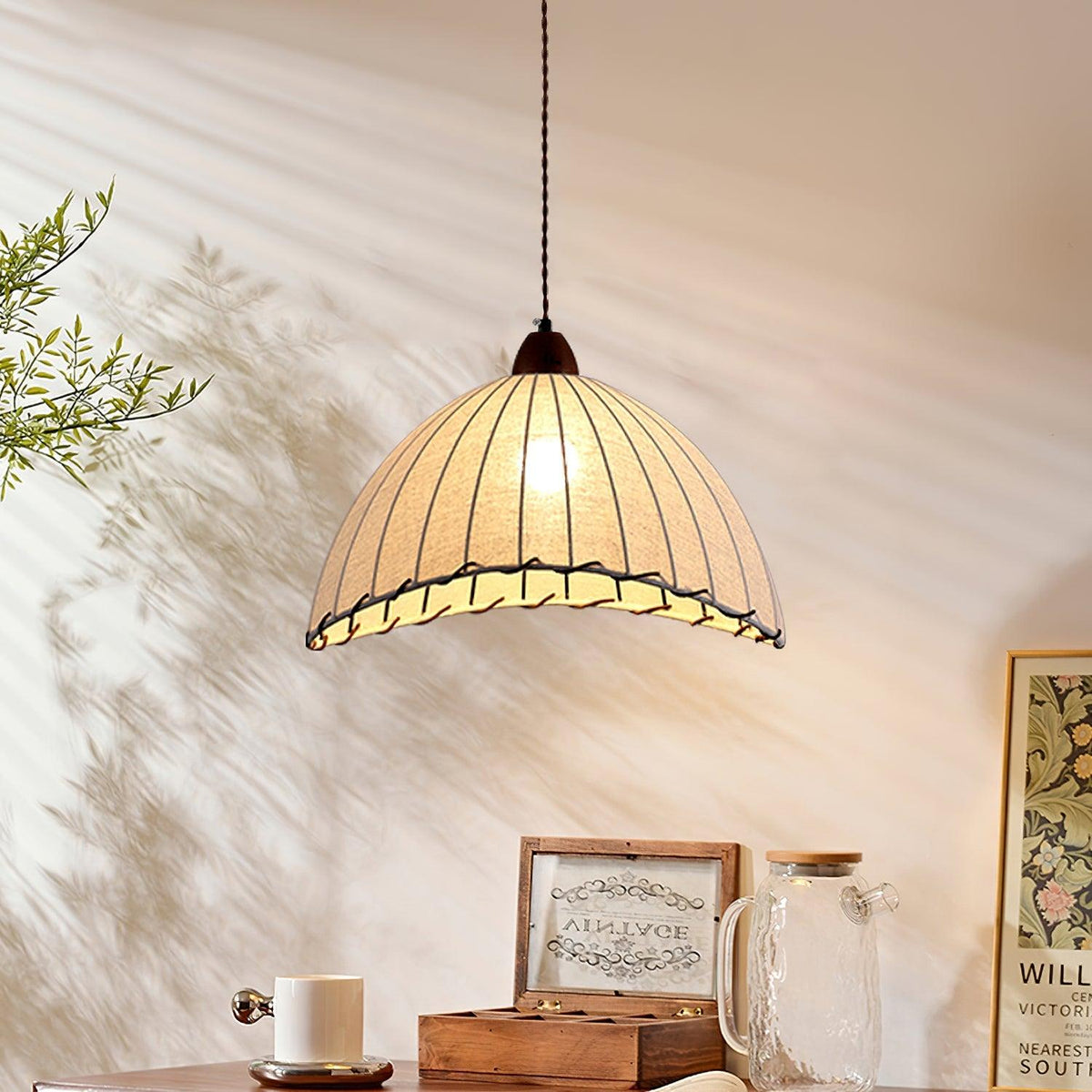 Morisa Suspension en tissu moderne