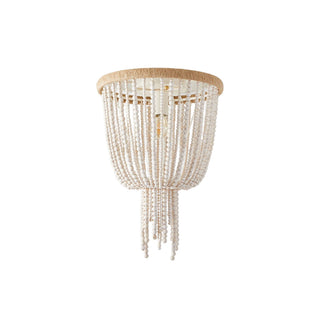 Ildvuvyn Lampe de Plafond en Métal à Perles et Corde Moderne