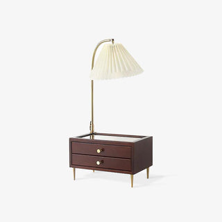Fold Classic Fabric Table Lamp-Neutral Decor