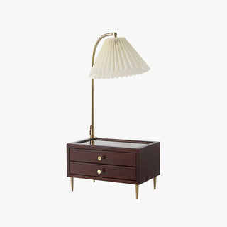 Fold Classic Fabric Table Lamp-Neutral Decor