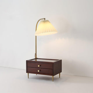 Fold Classic Fabric Table Lamp-Neutral Decor