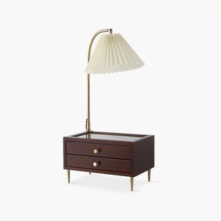 Fold Classic Fabric Table Lamp-Neutral Decor