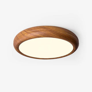 Grena Motif Bois  Plafonnier Led  Rond