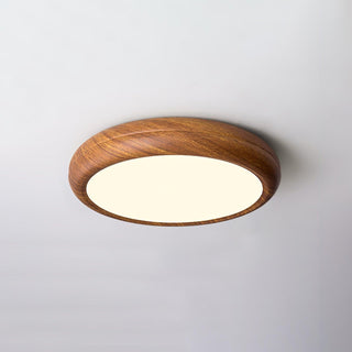Grena Motif Bois  Plafonnier Led  Rond