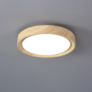 Grena Motif Bois  Plafonnier Led  Rond