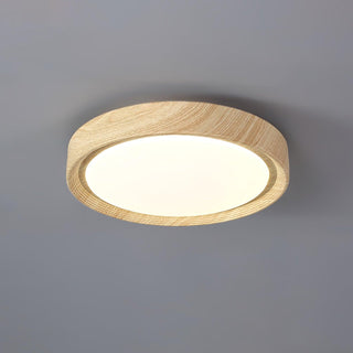 Grena Motif Bois  Plafonnier Led  Rond