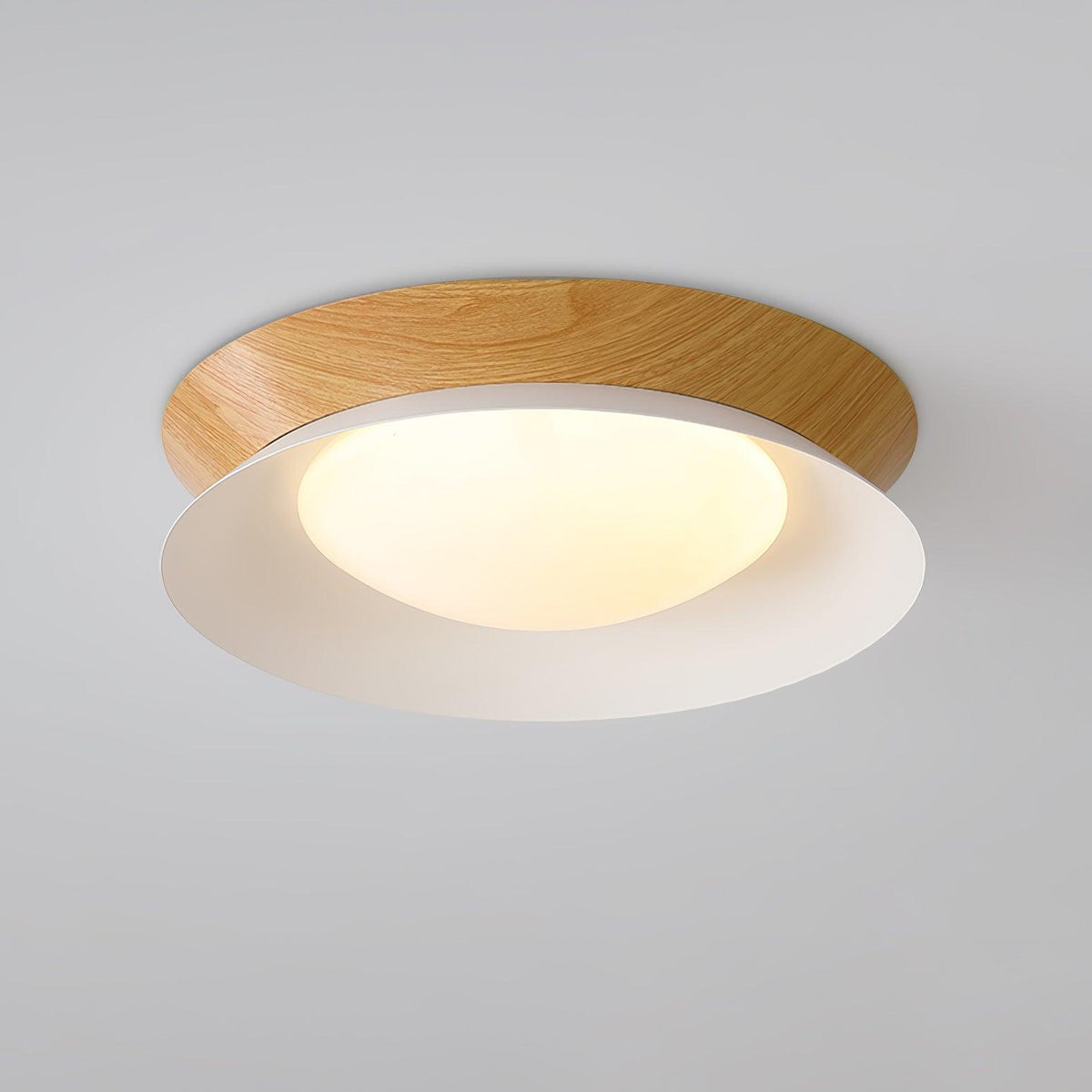 Olveline Plafonnier Anneau Double Demi-Rond