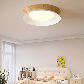 Solara Plafonnier Anneau Double Demi-Rond