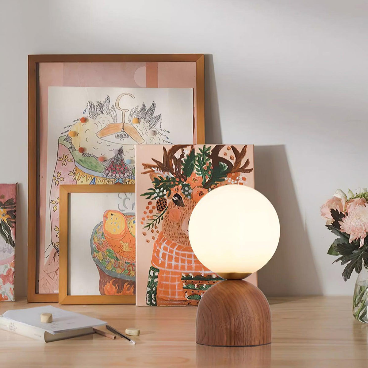 Renaaine Lampe de Table