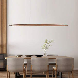 Zing Suspension Bois Noyer Minimaliste-Luire