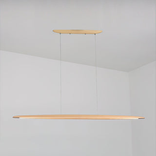 Zing Suspension Bois Noyer Minimaliste-Luire
