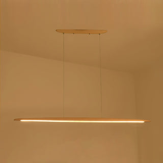 Zing Suspension Bois Noyer Minimaliste-Luire