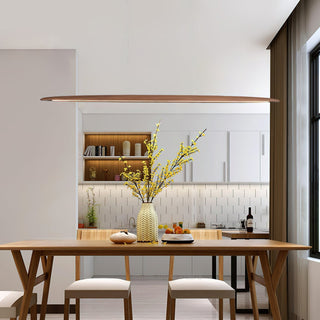 Zing Suspension Bois Noyer Minimaliste-Luire