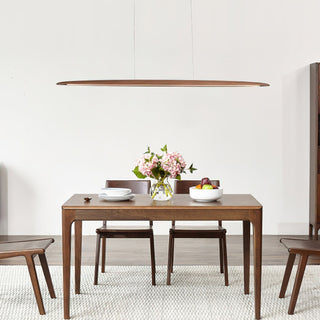 Zing Suspension Bois Noyer Minimaliste-Luire