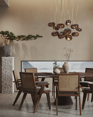 Zasorir Suspension Sculpturale en Marbre Cluster