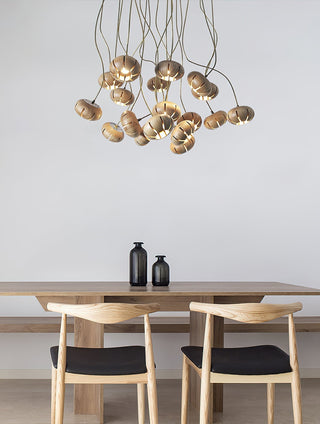 Zasorir Suspension Sculpturale en Marbre Cluster