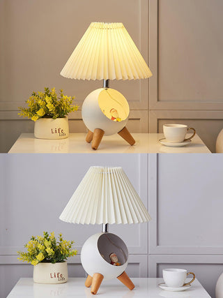 Hazelle Lampe de Table en Tissu Moderne