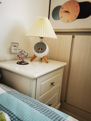 Hazelle Lampe de Table en Tissu Moderne