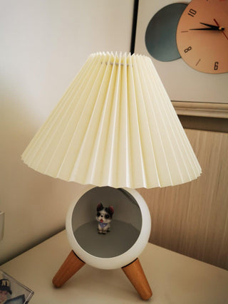 Hazelle Lampe de Table en Tissu Moderne