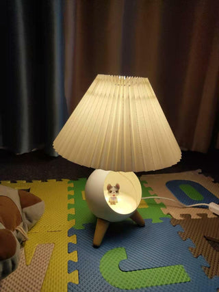 Hazelle Lampe de Table en Tissu Moderne