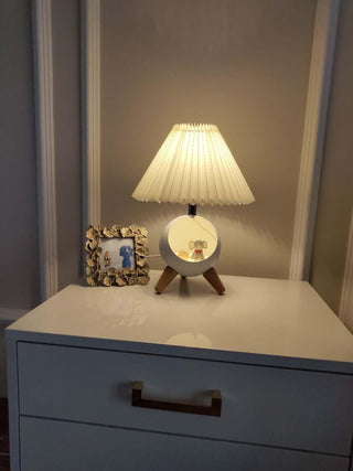 Hazelle Lampe de Table en Tissu Moderne