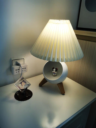Hazelle Lampe de Table en Tissu Moderne