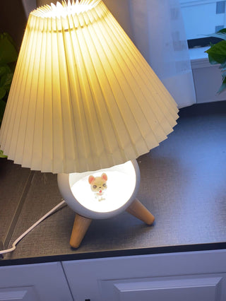 Hazelle Lampe de Table en Tissu Moderne