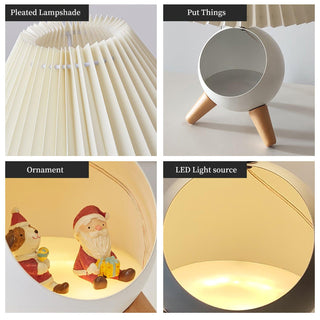 Hazelle Lampe de Table en Tissu Moderne