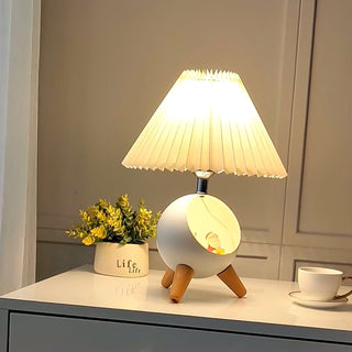 Hazelle Lampe de Table en Tissu Moderne