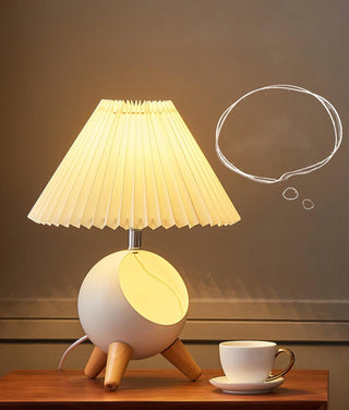Hazelle Lampe de Table en Tissu Moderne