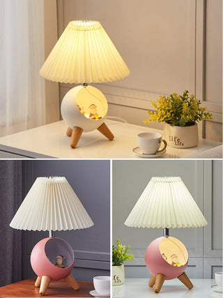Hazelle Lampe de Table en Tissu Moderne