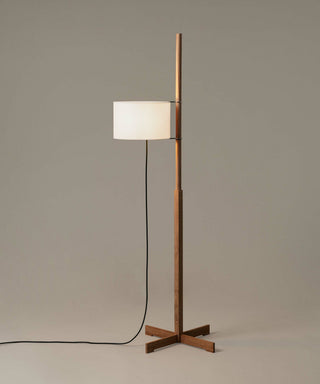Jex Lampadaire en Bois Et Tissu