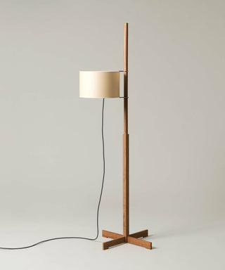 Jex Lampadaire en Bois Et Tissu