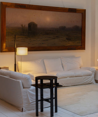 Jex Lampadaire en Bois Et Tissu