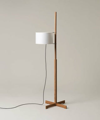Jex Lampadaire en Bois Et Tissu