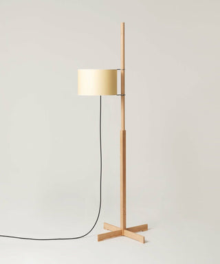 Jex Lampadaire en Bois Et Tissu