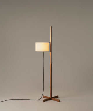 Jex Lampadaire en Bois Et Tissu