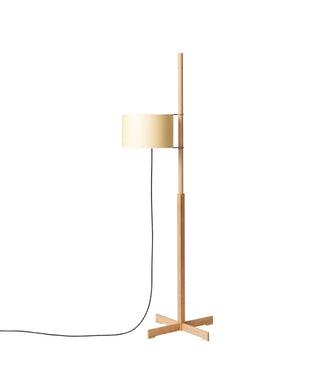 Jex Lampadaire en Bois Et Tissu