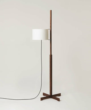 Jex Lampadaire en Bois Et Tissu